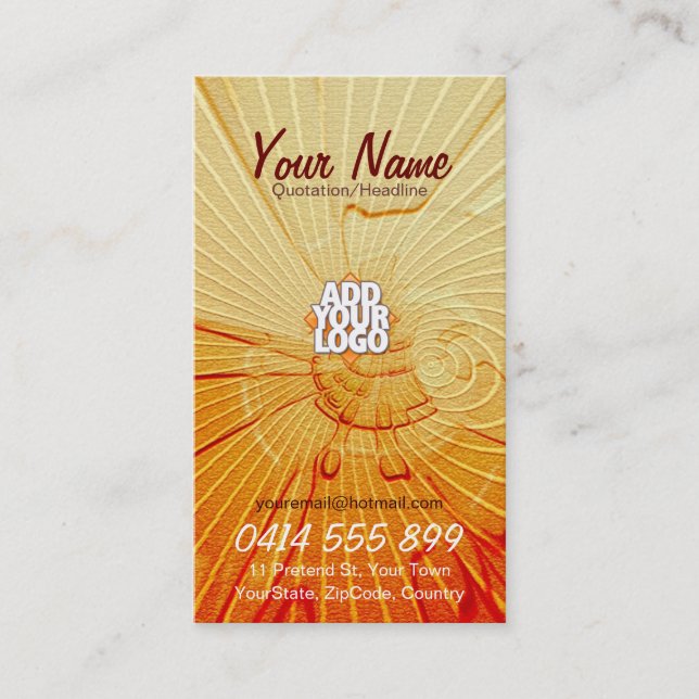 Carte de visite QuenchRays (Devant)