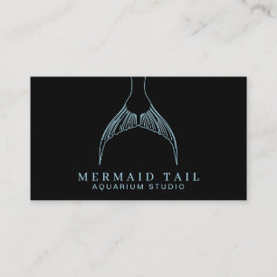 Carte De Visite Queue Aquarium Mermaid