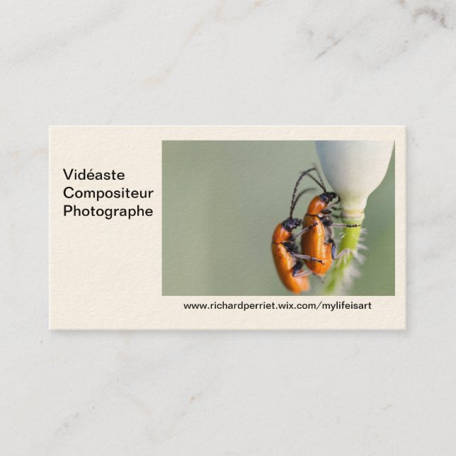 Carte de visite R.P (Devant)