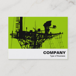 Carte De Visite Radar Mast - Martian Green
