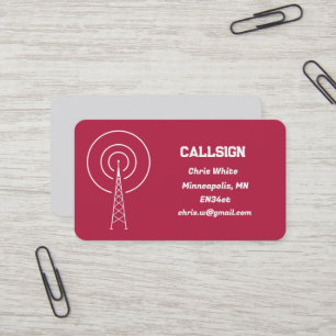 Carte De Visite Radio amateur