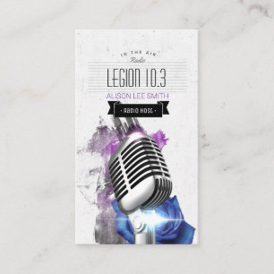 Carte De Visite Radio / Animateur radio / Podcast / Chanteur