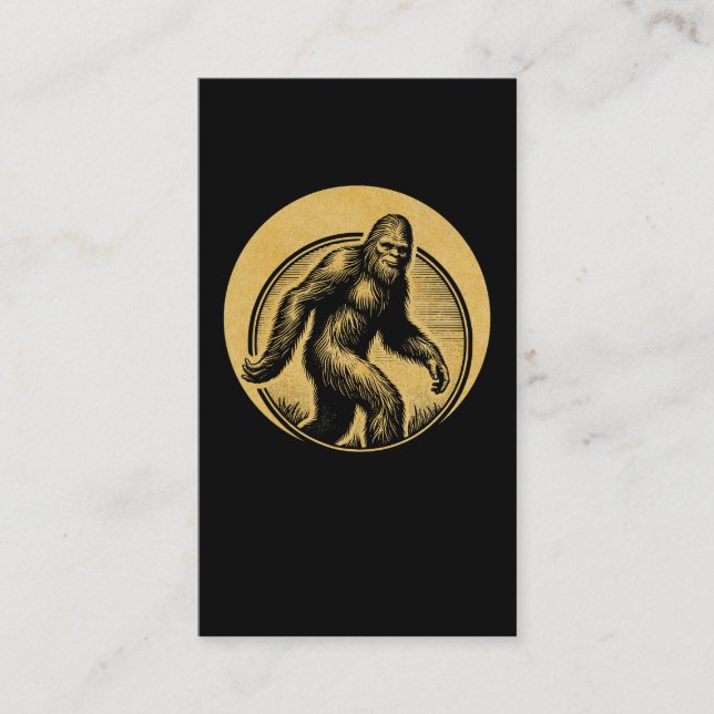 Carte De Visite Randonnée avec Bigfoot (Devant)