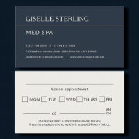 Rappel de rendez-vous au bureau du Med Spa