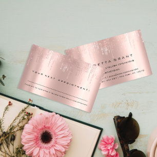 Carte De Visite Rappel de rendez-vous professionnel Salon de beaut