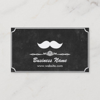 Carte De Visite Raseur-coiffeur foncé