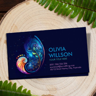 Carte De Visite Ratio d'or - Fleur de vie - Géométrie sacrée