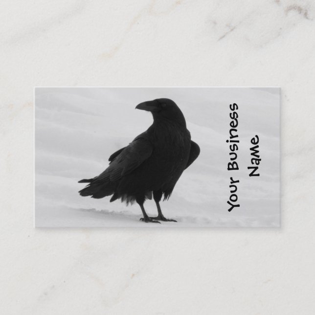 Carte De Visite Raven fier (Devant)