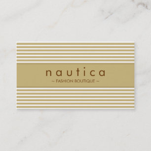 CARTE DE VISITE :: rayé nautique 17
