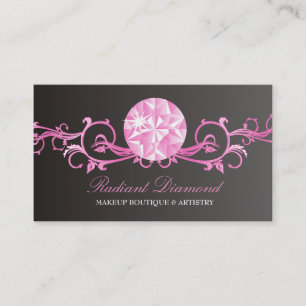 Carte De Visite rayonnement du diamant 311-Pink