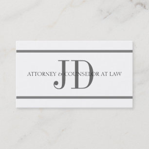Carte De Visite Rayure W/W de Horiz de mandataire