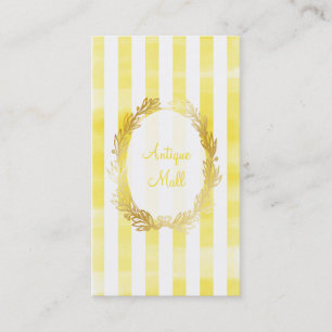 Carte De Visite Rayures blanches de PixDezines/aquarelle numérique