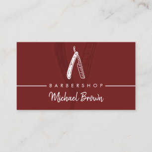 Carte De Visite Razor Barber Bourgogne