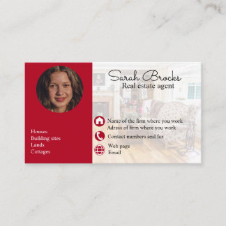 Carte De Visite real state agent