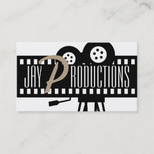 Carte De Visite Réalisateur de film moderne Producteur de films