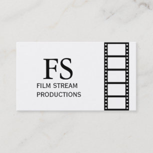 Carte De Visite Réalisateur de film moderne Producteur de films