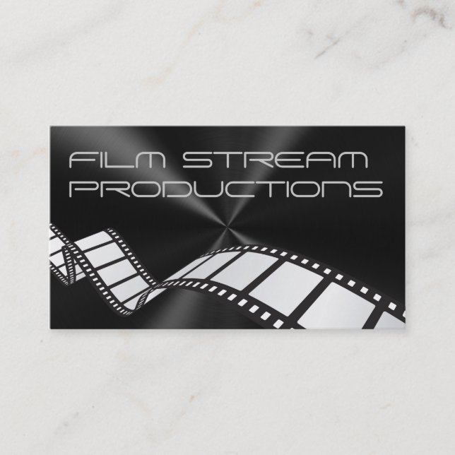 Carte De Visite Réalisateur de film moderne Producteur de films (Devant)