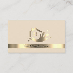Carte De Visite Réalisateur de marketing de l'agent immobilier