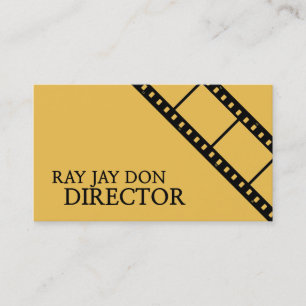 Carte De Visite Réalisateur Producteur Film Cinéma Montage Monteur
