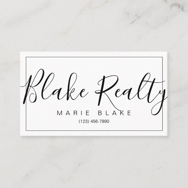 Carte De Visite Réalité professionnelle moderne (Devant)