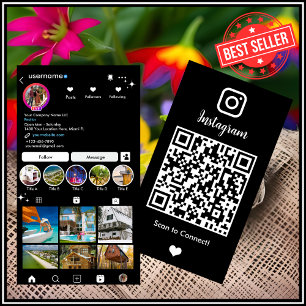 Carte de visite Realtor Instagram Agent immobilier