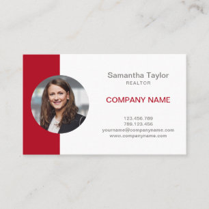 Carte De Visite Realtor professionnel simple Insérer ou ajouter un