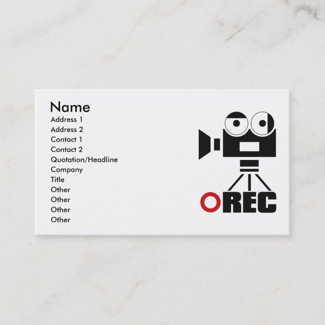 CARTE DE VISITE REC (Devant)
