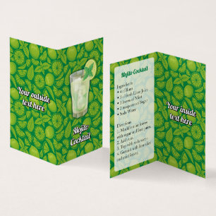 Carte De Visite Recette Mojito
