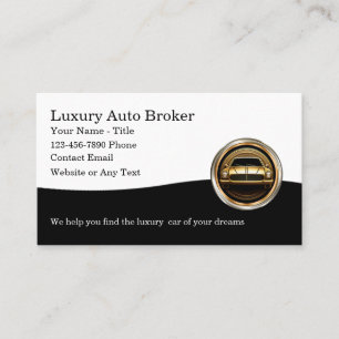 Carte De Visite Recherche de véhicules de luxe Classy Auto Broker