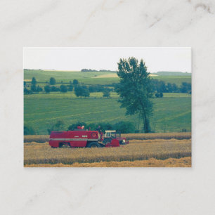 Carte De Visite Récolte (Colorslide de 35 mm des années 1980)