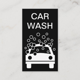 Carte De Visite Récompenses de fidélité de lavage de voiture