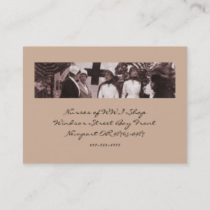 Carte De Visite Recrutement des infirmières