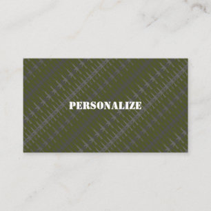 Carte De Visite Recruteur des forces armées militaires Camo Gun Gr