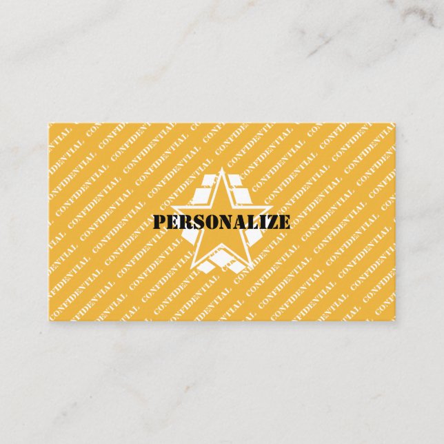 Carte De Visite Recruteur des Forces armées militaires Corps confi (Devant)