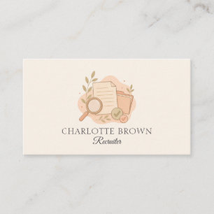 Carte De Visite Recruteur Ressources Humaines Recrutement de Talen