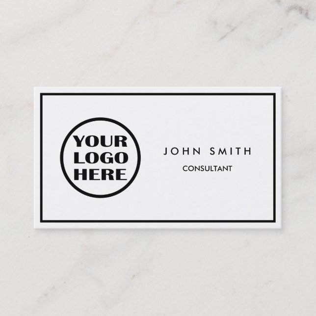 Carte de visite recto-verso avec logo (Devant)
