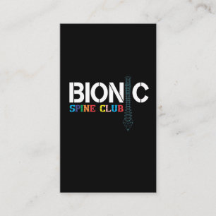 Carte De Visite Récupération de la chirurgie de la colonne vert