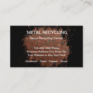 Carte De Visite Recyclerie de métaux et ferraille