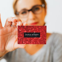 Red Bokeh Parties scintillant & Étincelles Accents