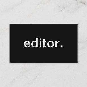 Carte De Visite Rédacteur