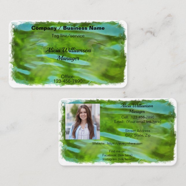 Carte De Visite Réflexions sur les grues fluviales 0335 (Devant / Derrière)