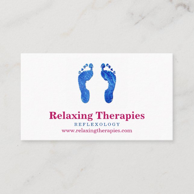 Carte De Visite Reflexology Business Card (Devant)