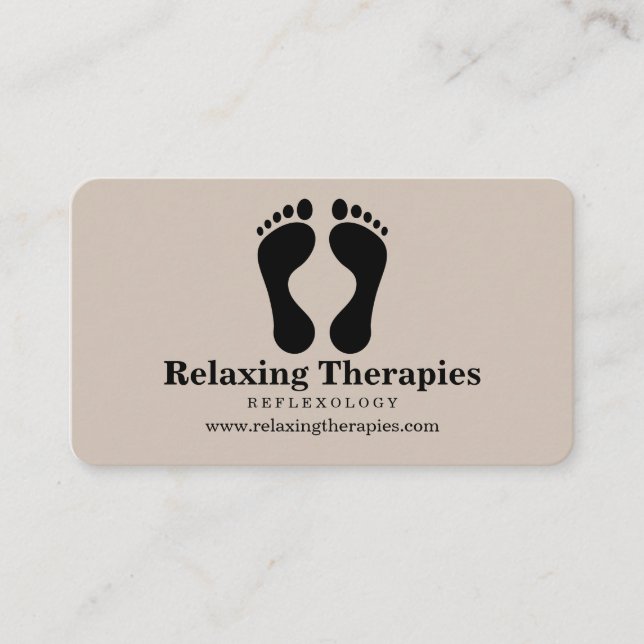 Carte De Visite Reflexology Business Card (Devant)