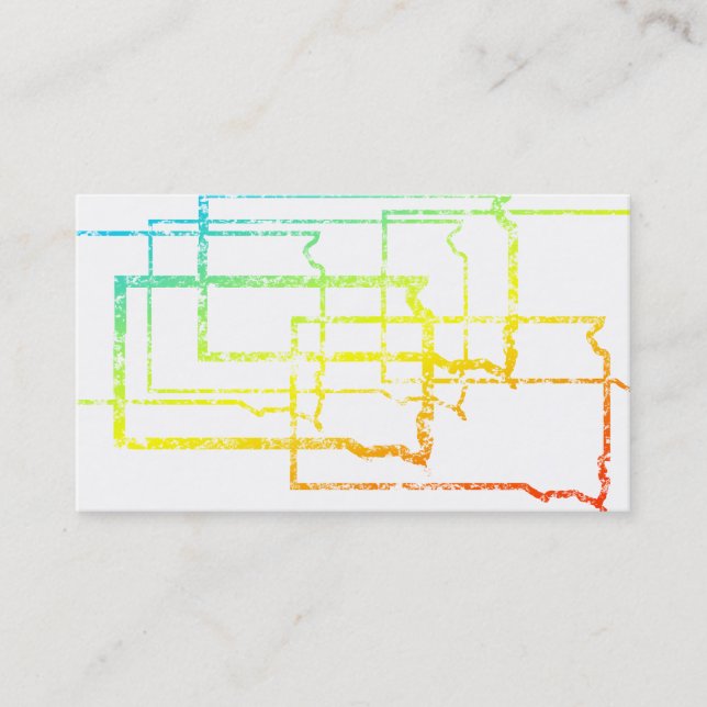 Carte De Visite refroidissement du dakota du sud (Devant)