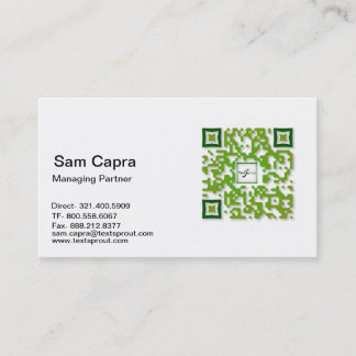 Carte de visite régulier