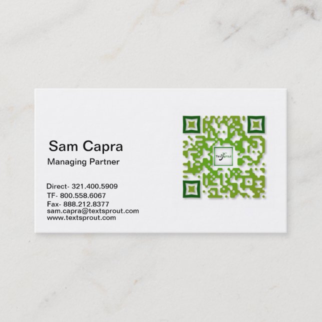 Carte de visite régulier (Devant)