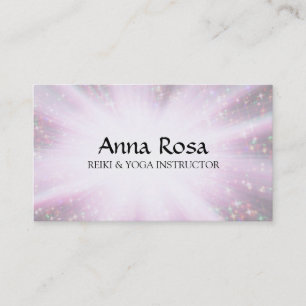 Carte De Visite *~* Reiki Energy Healing Rays Rainbow Sparkings