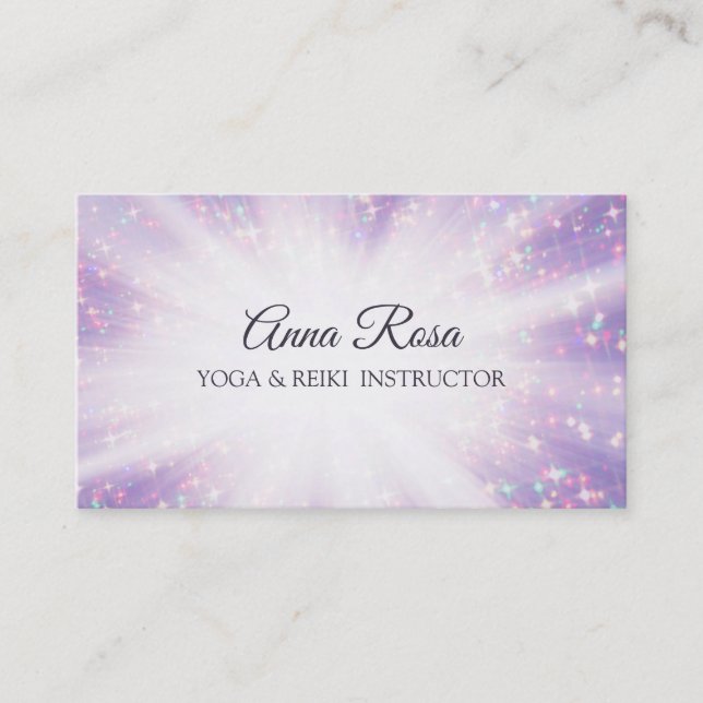 Carte De Visite *~* Reiki Energy Healing Sparkays (Devant)