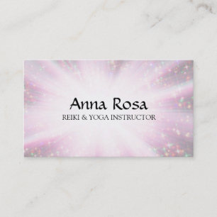 Carte De Visite *~* Reiki Healthier Rays Éclairage Éclat