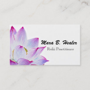 Carte De Visite Reiki Master ou Praticien Light Fusion Business
